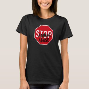 Camiseta Detener el abuso animal