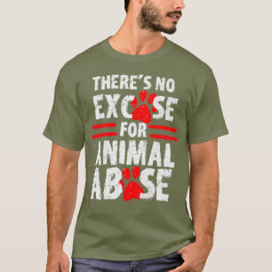 Camiseta Detener el abuso animal Rescate al perro Perro Per