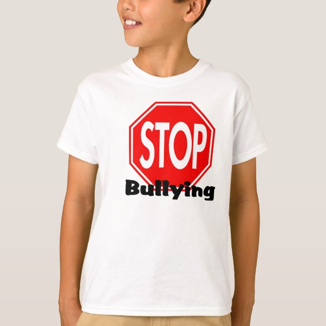 Camiseta Detener el acoso (Anverso)