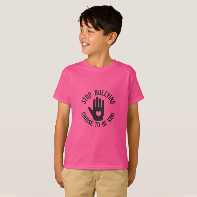 Camiseta Detener el acoso (Anverso completo)