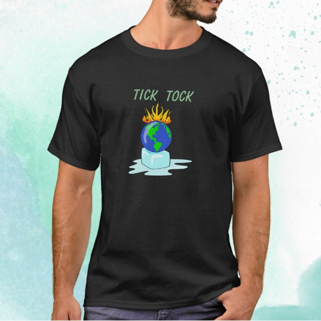 Camiseta Detener el calentamiento global del cambio climáti (Subido por el creador)
