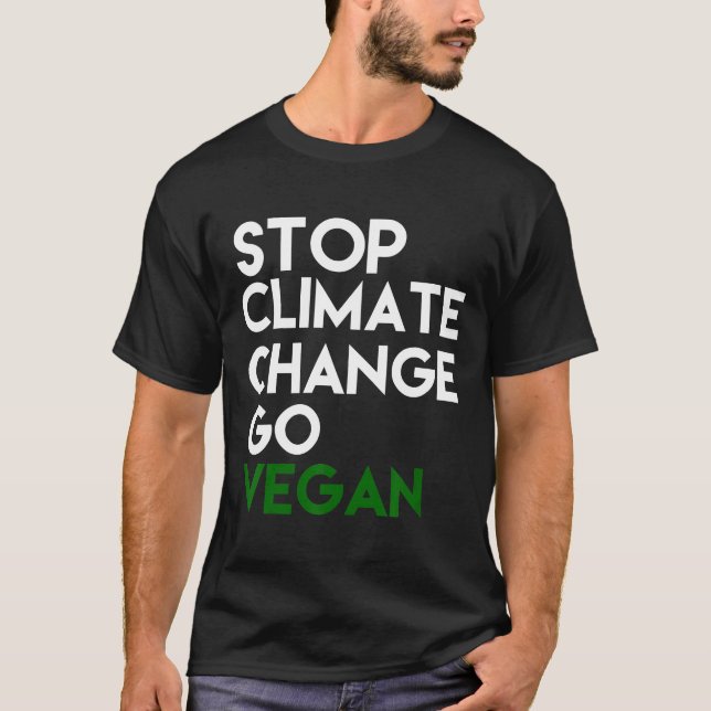 Camiseta Detener el cambio climático (Anverso)