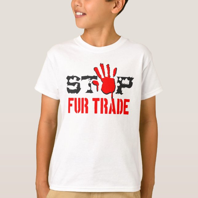 Camiseta Detener el comercio de combustibles fósiles (Anverso)