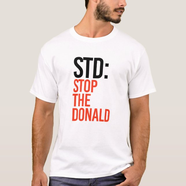 CAMISETA DETENER EL DONALD (Anverso)