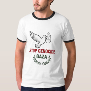 Camiseta Detener el Genocidio en Gaza – Conciencia de Paz y