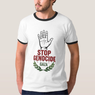 Camiseta Detener el Genocidio en Gaza – Conciencia de Paz y
