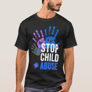 Camiseta Detener el maltrato infantil Prevención del maltra