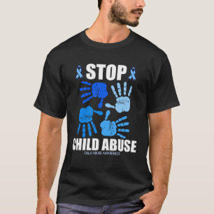 Camiseta Detener el maltrato infantil Prevención del maltra