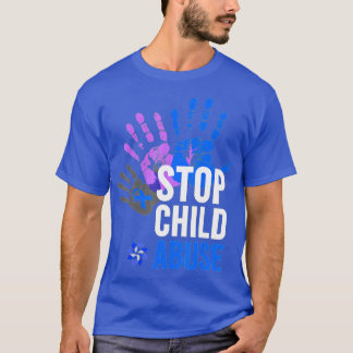 Camiseta Detener el maltrato infantil y detener el maltrato