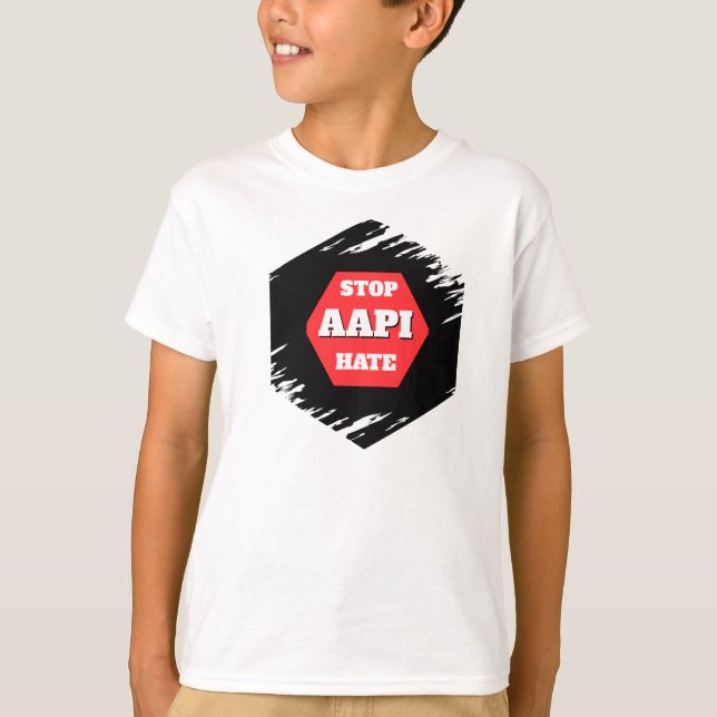 Camiseta Detener el odio a AAPI  (Anverso)