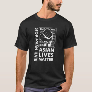 Camiseta detener el odio asiático