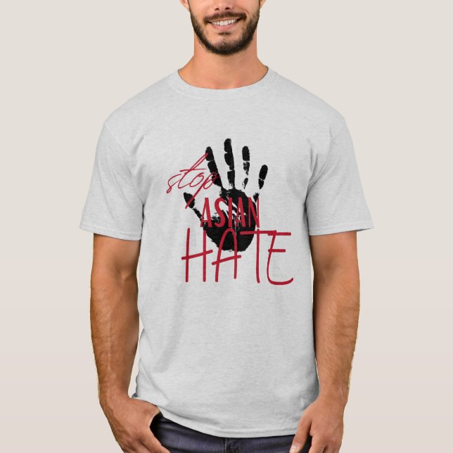 Camiseta Detener el odio asiático (Anverso)