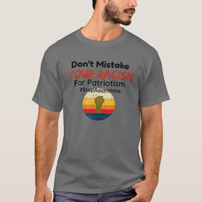 Camiseta Detener el odio asiático (Anverso)
