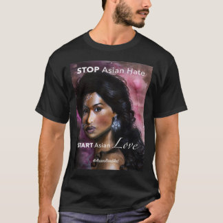 Camiseta Detener el odio asiático, iniciar el amor asiático