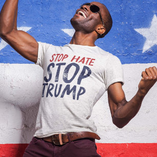 Camiseta Detener el odio para Trump