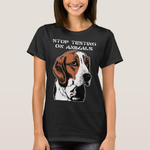 Camiseta Detener El Test Animal Final Vivisection Free the 
