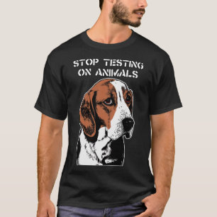 Camiseta Detener El Test Animal Final Vivisection Free the