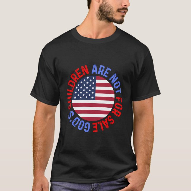 Camiseta Detener El Tráfico Humano Que Los Niños De Dios No (Anverso)