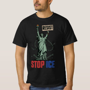 Camiseta Detener Estatua de la Libertad divertida ICE Resis