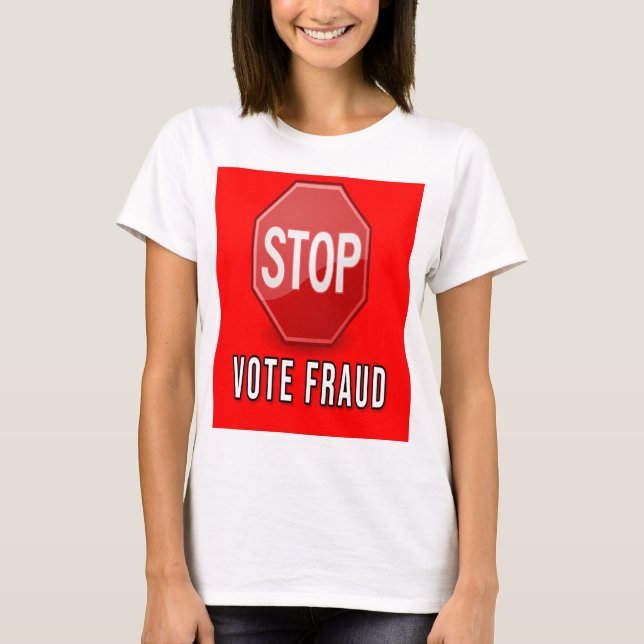 Camiseta Detener fraude electoral (Anverso)