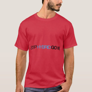 Camiseta detener híbrido go v8 sobredimensionado