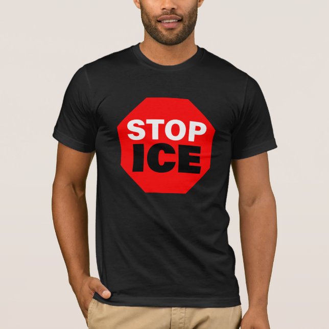 Camiseta Detener ICE (Anverso)