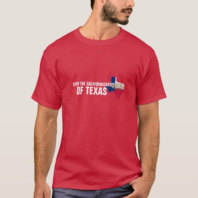 Camiseta Detener La Calificación De Texas (Anverso)