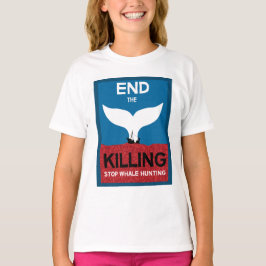 Camiseta Detener la caza de ballenas | Prohibición de la pr
