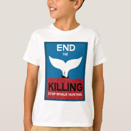 Camiseta Detener la caza de ballenas | Prohibición de la pr