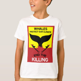 Camiseta Detener la caza de ballenas | Prohibición de la pr