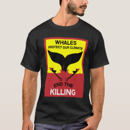 Camiseta Detener la caza de ballenas | Prohibición de la pr