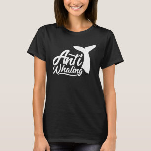 Camiseta Detener la conciencia de caza de ballenas Rescate