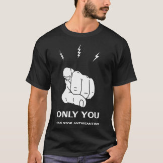 Camiseta Detener la discriminación antisemitismo Racismo Od