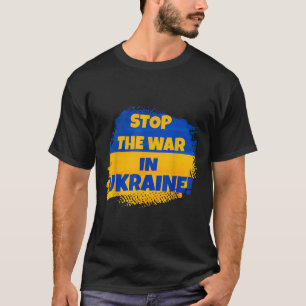 Camiseta Detener La Guerra En Ucrania - Paz En El Mundo - F