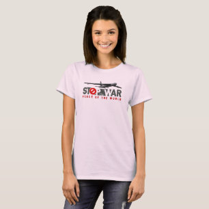 Camiseta Detener la Guerra (Modo claro) Mujeres