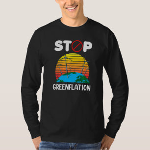 Camiseta Detener la inflación de la energía de la Greenflac