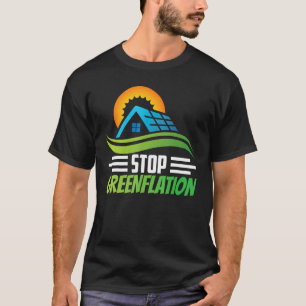 Camiseta Detener la inflación de los precios ecológicos de