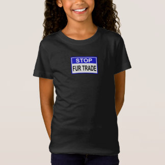 Camiseta Detener la marca azul de comercio de combustibles
