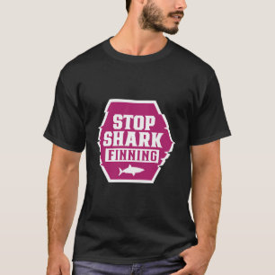Camiseta Detener la multa de tiburones a tiburones