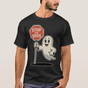 Camiseta Detener La Patrulla De Seguridad De Boos Halloween
