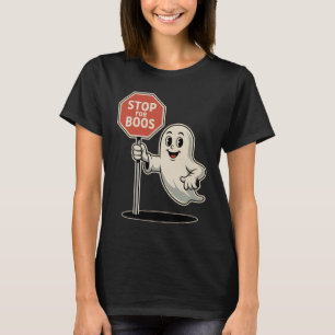 Camiseta Detener La Patrulla De Seguridad De Boos Halloween