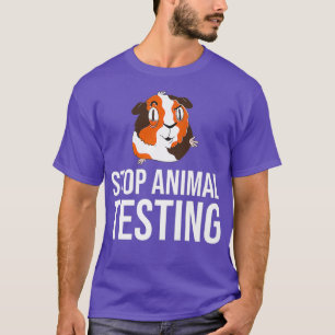 Camiseta Detener la prueba de animales Guinea Rodent Pig Ha