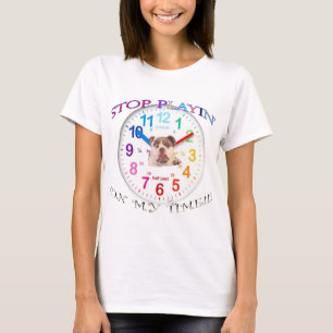 Camiseta Detener la reproducción en mi tiempo