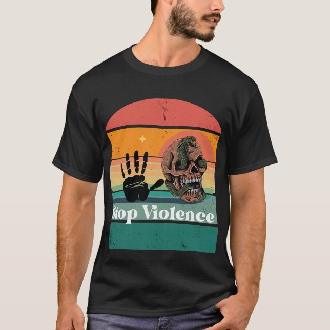 Camiseta Detener la violencia (Anverso)
