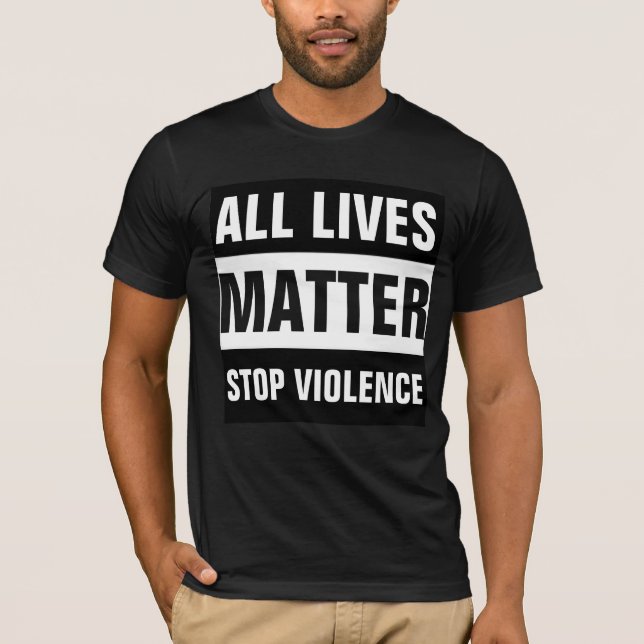 CAMISETA DETENER LA VIOLENCIA (Anverso)