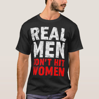 Camiseta Detener la violencia doméstica Los hombres de verd
