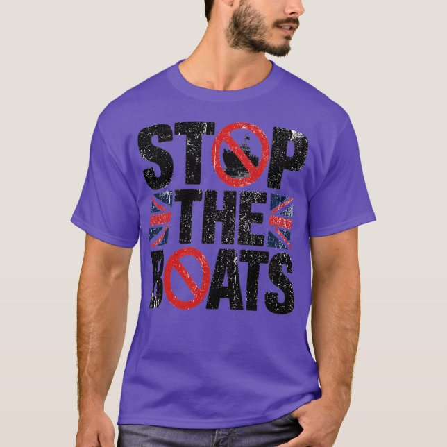 CAMISETA DETENER LOS BARCOS (Anverso)