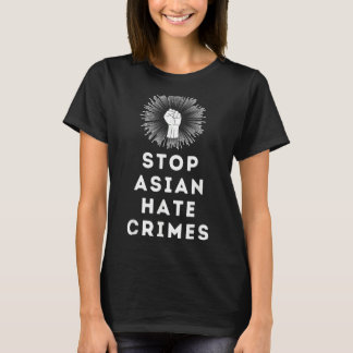 Camiseta Detener los crímenes de odio asiáticos arte vintag