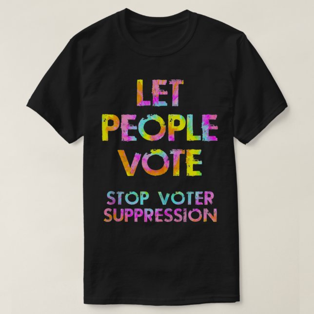 Camiseta Detener, terminar o suprimir (Diseño del anverso)