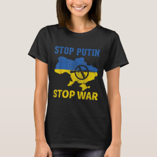 Camiseta Detengan a Putin Paren la Guerra con Ucrania Libre